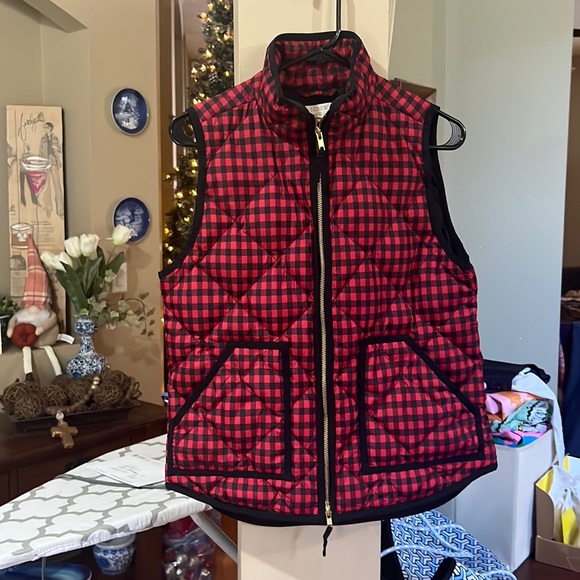 Pull J.Crew à Carreaux Bleu/vert - Laine Mérinos, Taille M, Neuf Sans étiquette